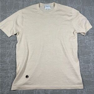 Sheep Inc 100% Merino Wool Crewneck Short Sleeve Shirt Size Large Read Below